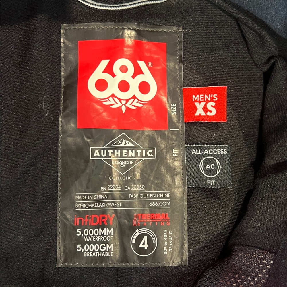 686 Authentic Collection Standard Ski Snowboard P… - image 3